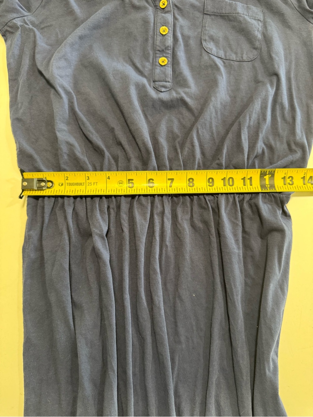 Lilly Pulitzer Beacon All Together Now & Navy Blue Cotton Jersey Dress Size Med - Picture 12 of 16